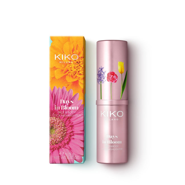 KIKO Milano Days in Bloom Face&Body Stick Highlighter rozświetlacz do twarzy i ciała w sztyfcie 02 Gold Attitude 10.5g