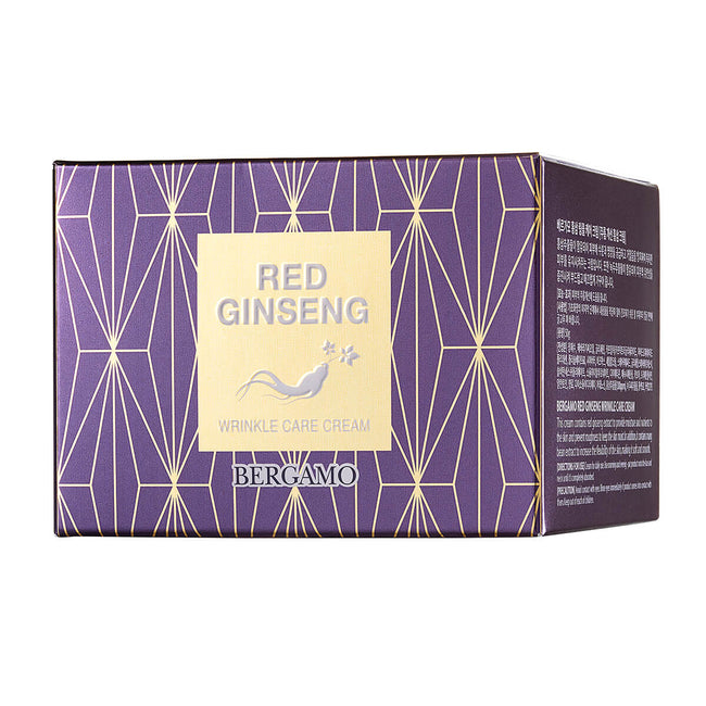 BERGAMO Red Ginseng Wrinkle Care Cream krem przeciwzmarszczkowy z czerwonym żeń-szeniem 50ml