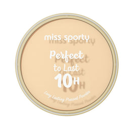 Miss Sporty Perfect To Last 10H matujący puder do twarzy 050 Transparent 9g