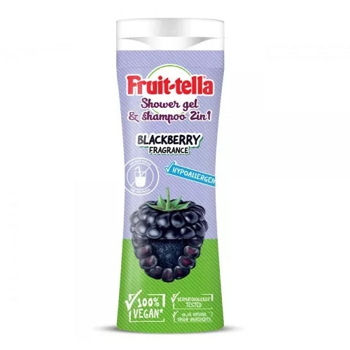 Fruit-tella Żel pod prysznic i szampon 2w1 Jeżyna 300ml