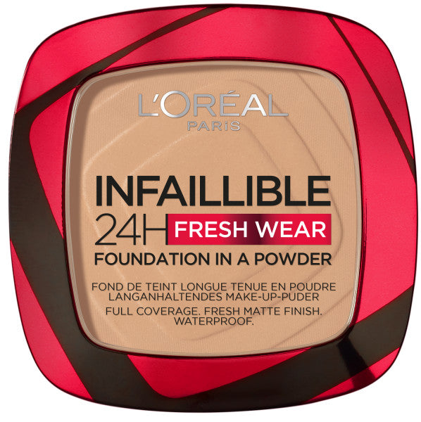 L'Oreal Paris Infaillible 24H Fresh Wear Foundation In A Powder matujący podkład do w pudrze 140 Golden Beige 9g