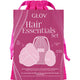 Glov Hair Essentials zestaw turban do włosów + szczotka do włosów + worek do prania lub przechowywania