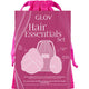 Glov Hair Essentials zestaw turban do włosów + szczotka do włosów + worek do prania lub przechowywania