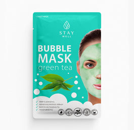 Stay Well Deep Cleansing Bubble Mask głęboko oczyszczająca maska bąbelkowa do twarzy Green Tea 20g