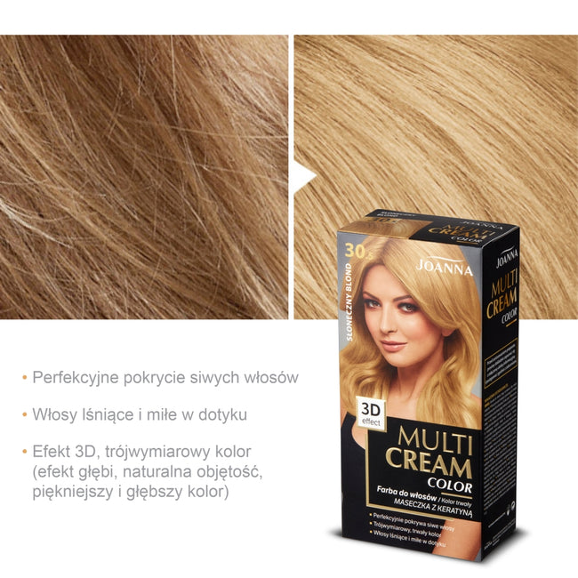 Joanna Multi Cream Color farba do włosów 30.5 Słoneczny Blond