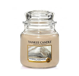 Yankee Candle Świeca zapachowa średni słój Warm Cashmere 411g