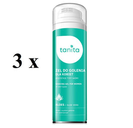 Tanita Shaving Gel For Women żel do golenia dla kobiet Aloes 3x200ml