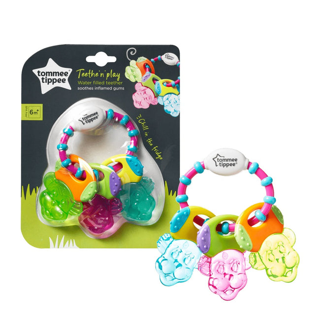 Tommee Tippee Teethe'n'Play gryzak wodny klucz 6m+