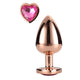 Dream Toys Gleaming Love Rose Gold Plug korek analny Small