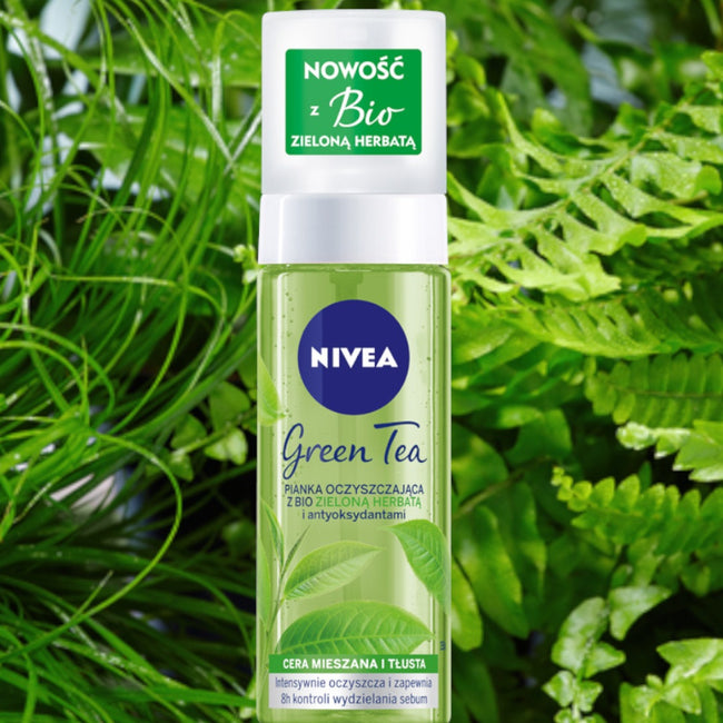Nivea Green Tea pianka oczyszczająca z bio zieloną herbatą 150ml