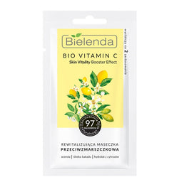 Bielenda Bio Vitamin C rewitalizująca maseczka przeciwzmarszczkowa 8g