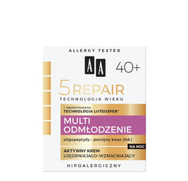 AA Technologia Wieku 5Repair 40+ Multi Odmłodzenie krem na noc ujędrniająco-wzmacniający 50ml