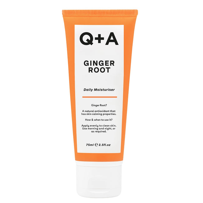 Q+A Ginger Root Daily Moisturiser ochronny krem do twarzy z imbirem 75ml