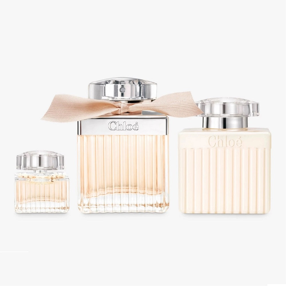 Chloe zestaw woda perfumowana spray 75ml + balsam do ciała 100ml + miniatura wody perfumowanej 5ml