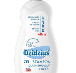 Dzidziuś Ultra delikatny żel i szampon dla niemowląt i dzieci 500ml