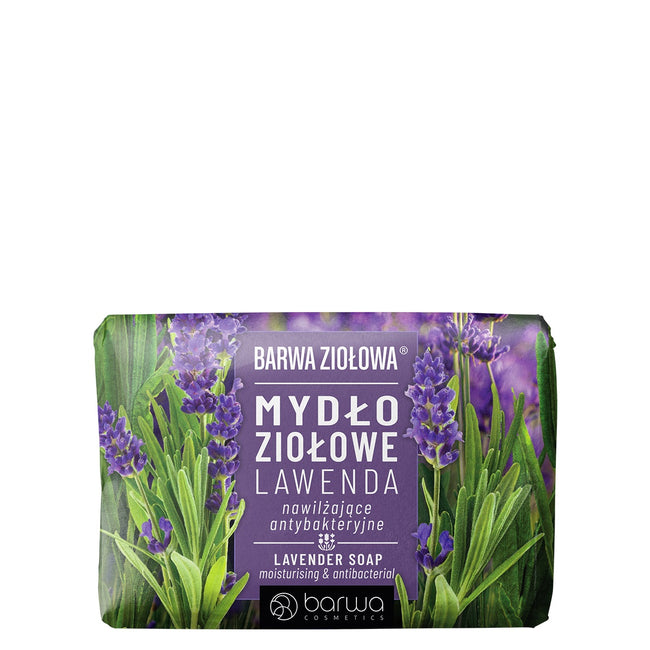 Barwa Ziołowe antybakteryjne mydło w kostce Lawenda 100g