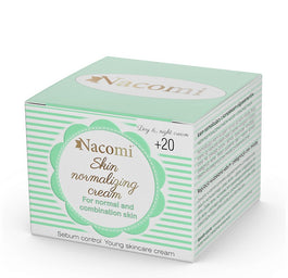 Nacomi Skin Normalizing Cream krem normalizujacy 20+ na dzień i na noc 50ml