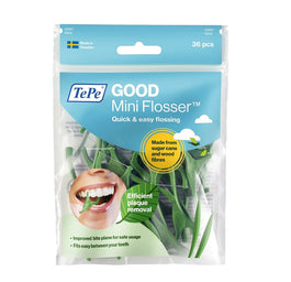 TePe GOOD Mini Flosser ekologiczne mini flossery z nicią dentystyczną 36szt
