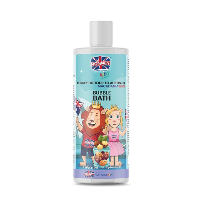 Ronney Kids On Tour To Australia Bubble Bath delikatny płyn do kąpieli dla dzieci Orzechy Makadamia 300ml