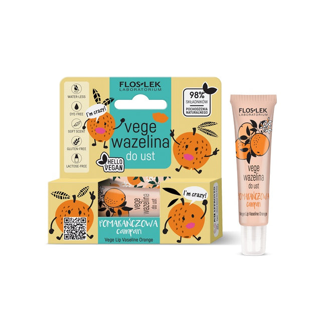Floslek Vege Lip Care wazelina do ust Campari 10g
