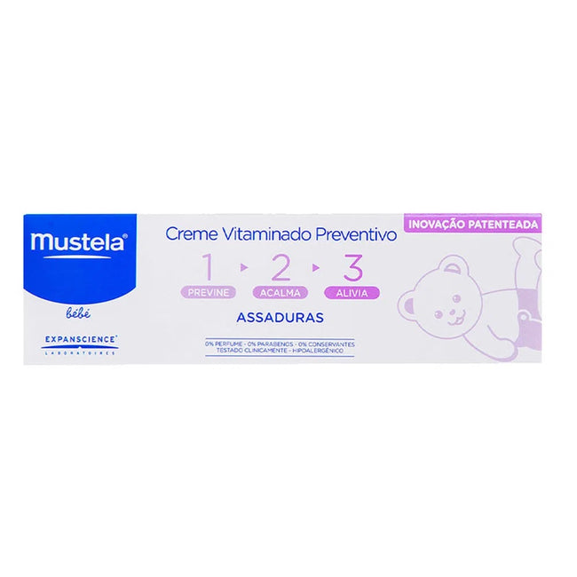 Mustela Vitamin Barrier Cream 123 krem do przewijania dla noworodków i niemowląt 50ml