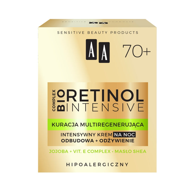 AA Retinol Intensive 70+ intensywny krem na noc odbudowa+odżywienie 50ml