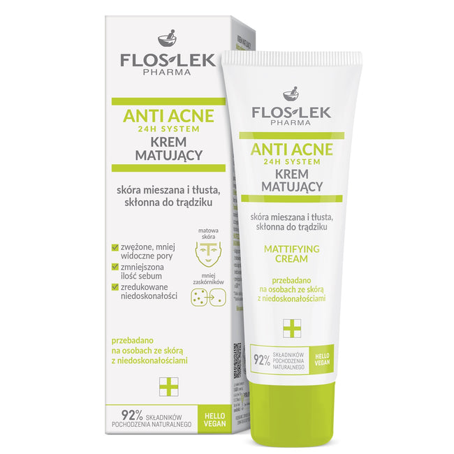 Floslek Anti-Acne 24h System krem matujący 50ml