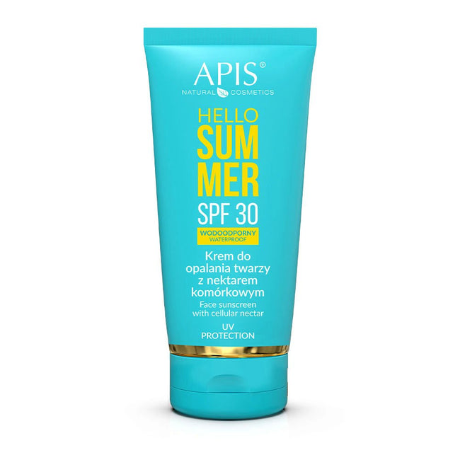 APIS Hello Summer wodoodporny krem do opalania twarzy z nektarem komórkowym SPF30 50ml