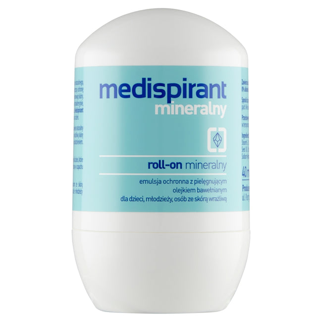 Medispirant Antyperspirant roll-on mineralny 40ml