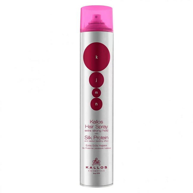 Kallos KJMN Hair Spray extra mocny lakier do włosów chroniący przed wilgocią 750ml