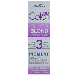 Joanna Ultra Color Pigment tonujący kolor włosów Srebrny Blond 100ml