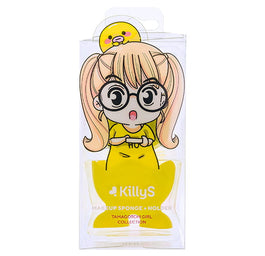 KillyS Tamagotchi Girl gąbeczka do makijażu ze stojakiem Lime 1szt,