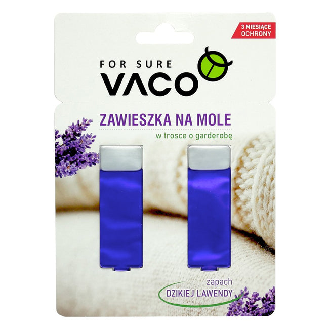 Vaco Zawieszka na mole w żelu Lawenda 2 szt.