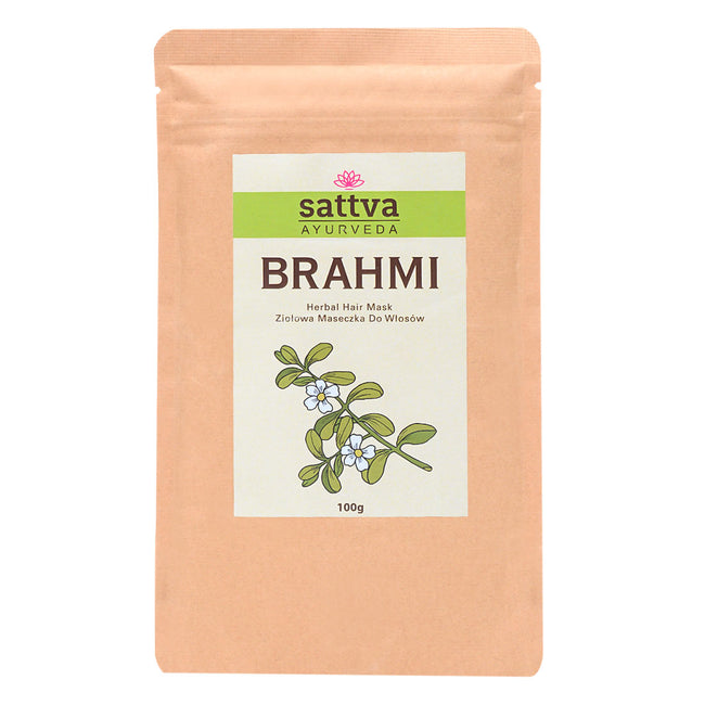 Sattva Brahmi Herbal Hair Mask ziołowa maseczka do włosów 100g