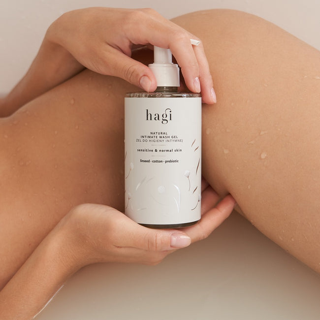 Hagi Naturalny żel do higieny intymnej Len i Bawełna 300ml