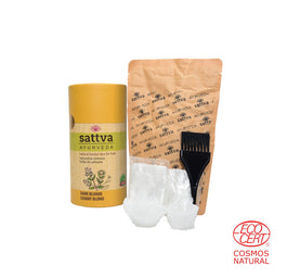 Sattva Natural Herbal Dye for Hair naturalna ziołowa farba do włosów Dark Blonde 150g