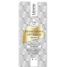 Lirene Diamentowy Lifting 3D przeciwzmarszczkowy krem pod oczy 50-70+ 15ml