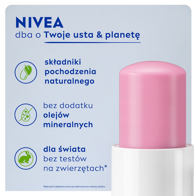 Nivea Daisy Duck Disney Edition pielęgnująca pomadka do ust 4.8g