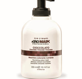 Inebrya Ice Cream Kromask Professional Cioccolato maska do włosów brązowych Chocolate 300ml