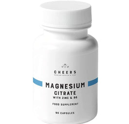 Cheers Magnesium Citrate suplement diety wspierający układ kostny i nerwowy 90 kapsułek