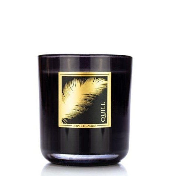 Kringle Candle Black Line Collection świeca z dwoma knotami Quill 340g