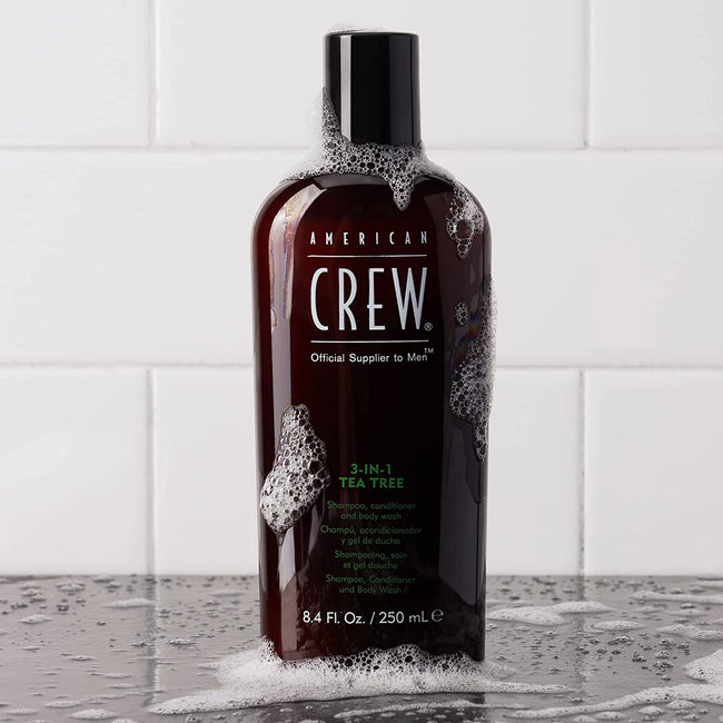 American Crew 3-in-1 Tea Tree szampon odżywka i żel do mycia ciała 450ml