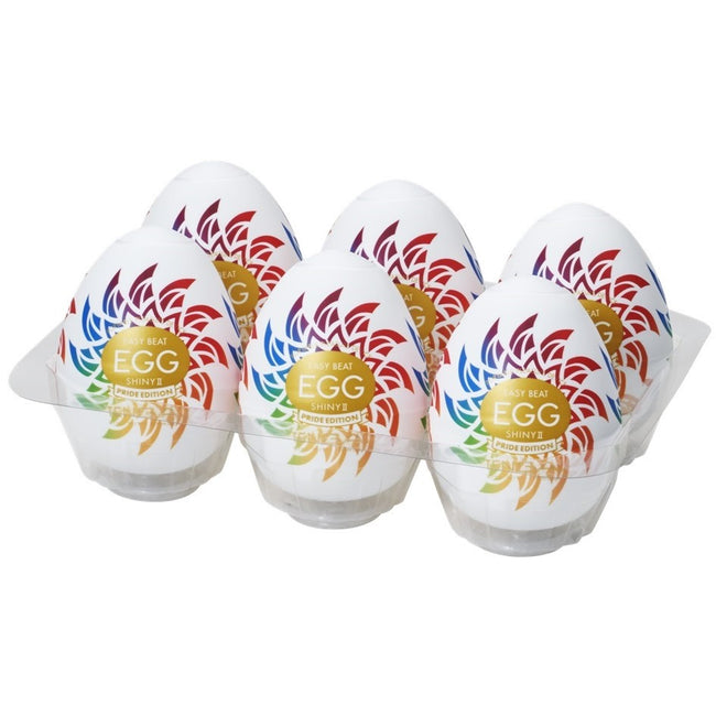 TENGA Egg Shiny II jednorazowy masturbator w kształcie jajka Pride Edition