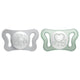 Chicco PhysioForma silikonowy smoczek do uspokajania Micro 0-2m+ Świecący 2szt.