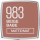 Maybelline Color Sensational Matte Nudes szminka do ust 983 Beige Babe