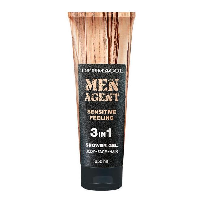Dermacol Men Agent 3in1 Sensitive Feeling Shower Gel żel pod prysznic 250ml