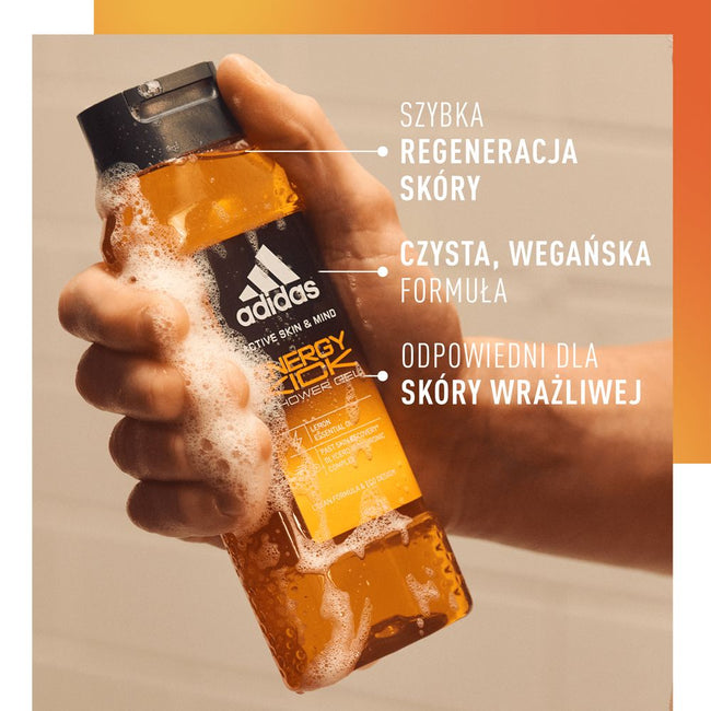Adidas Active Skin & Mind Energy Kick żel pod prysznic dla mężczyzn 400ml