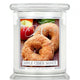 Kringle Candle Średnia świeca zapachowa z dwoma knotami Apple Cider Donut 411g