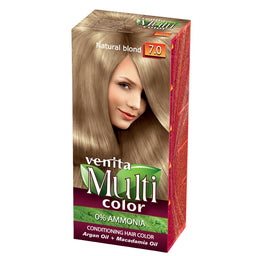 Venita MultiColor pielęgnacyjna farba do włosów 7.0 Naturalny Blond