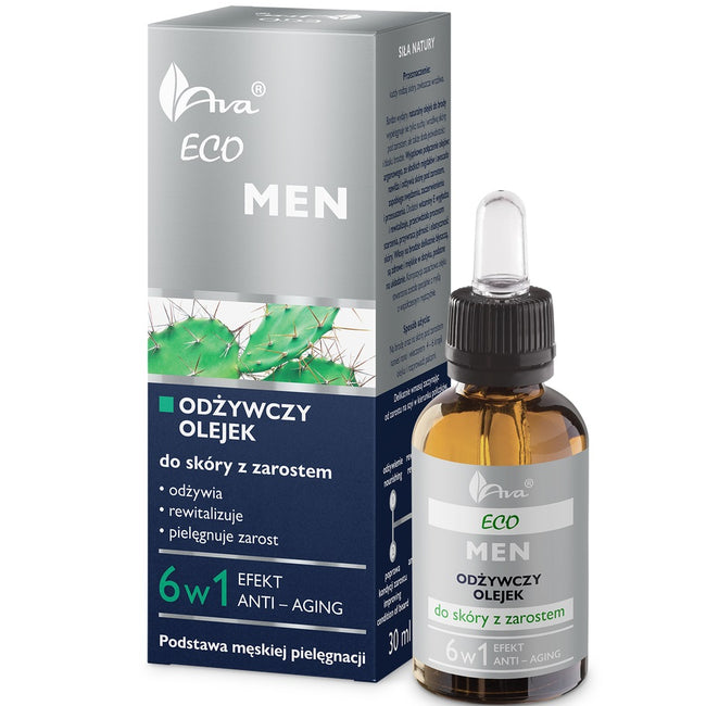 Ava Laboratorium Eco Men odżywczy olejek do skóry z zarostem 30ml
